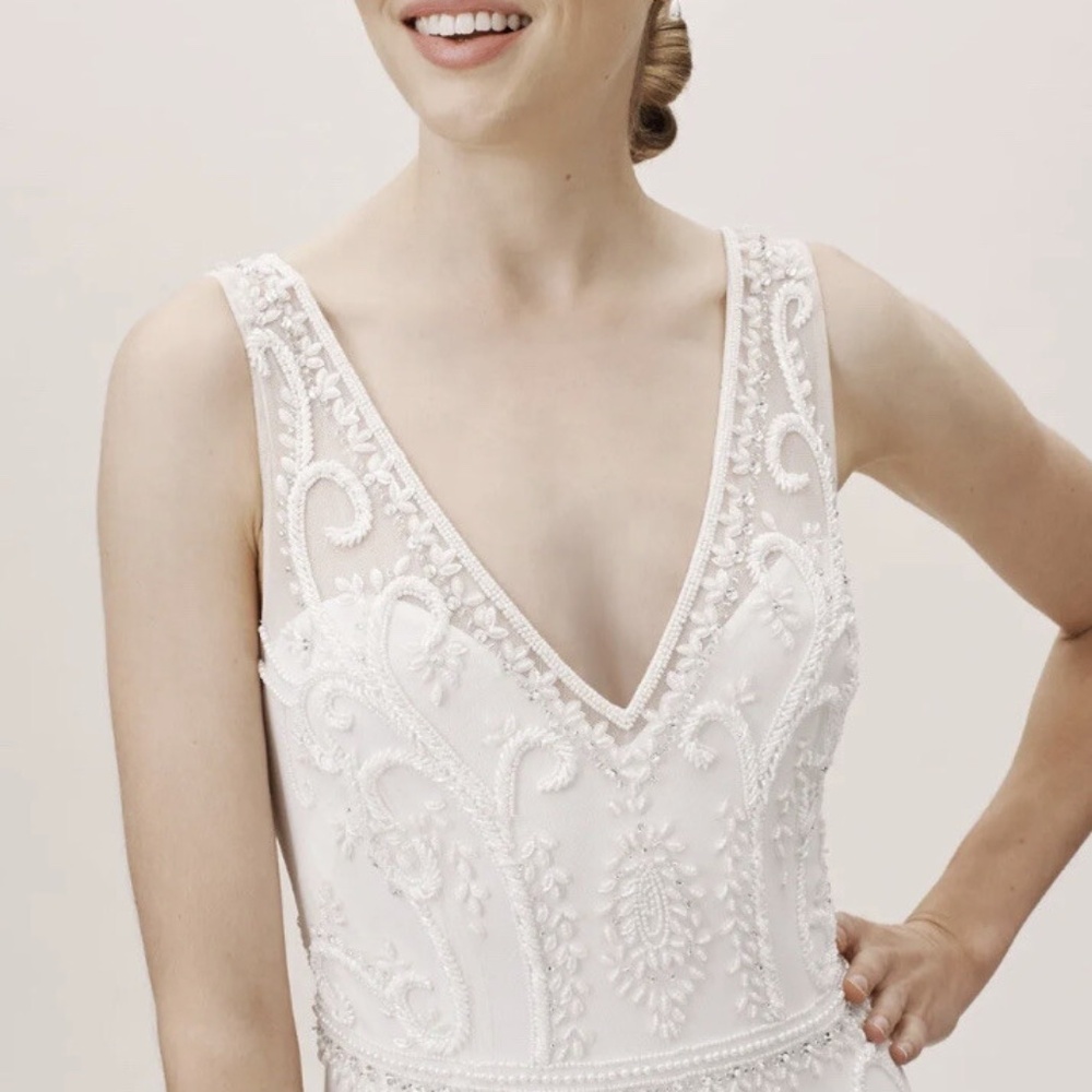 BHLDN Sorrento beaded wedding dress